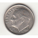 1993 - 10 Cents (Dime) Rame-nickel Dollaro Stati Uniti Roosevelt  Dime FDC